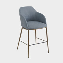 SOFIA TUBOLARE   SGABELLO CON BRACCIOLI