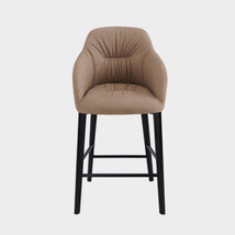 chic sgabello legno braccioli