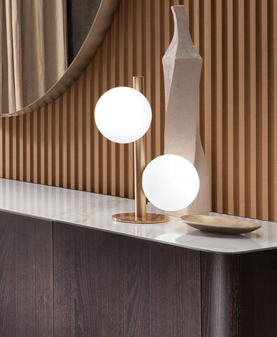 lampada di design da tavolo twist t copertina verticale