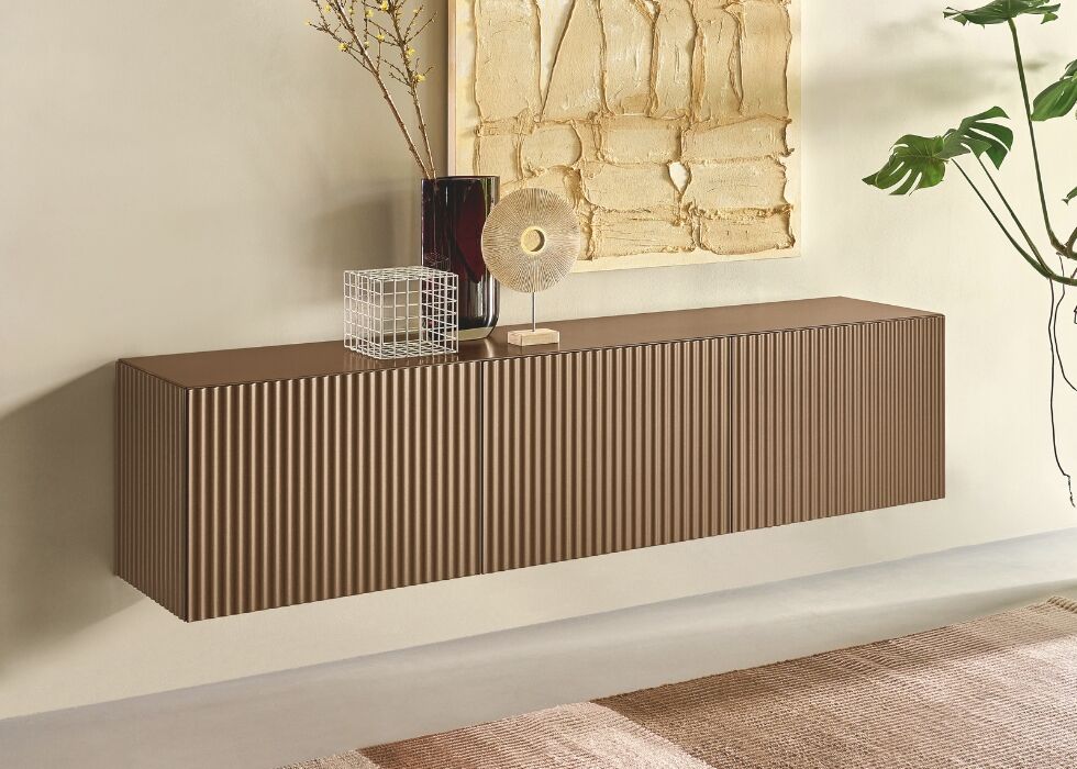 cannettatura madia onda