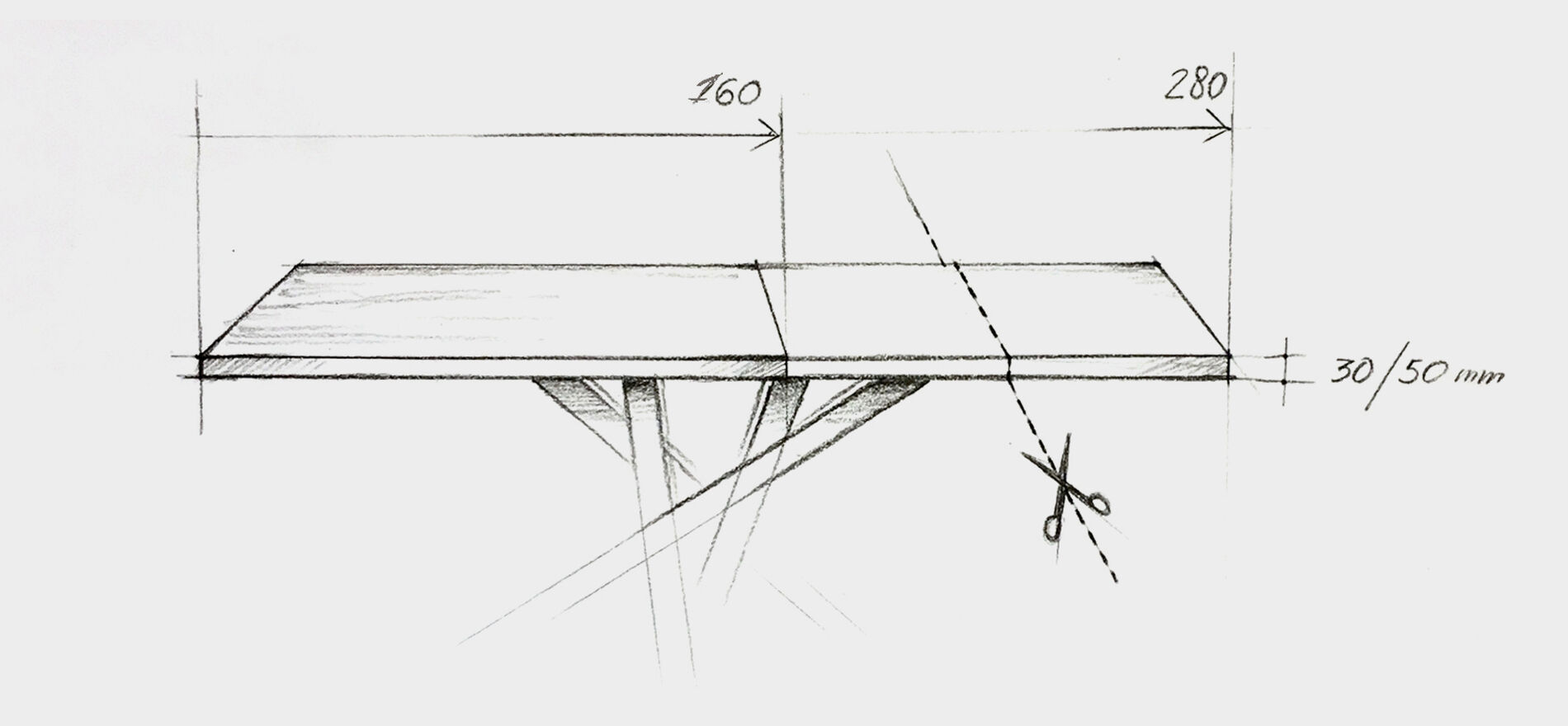Tavoli personalizzabili e su misura  - Riflessi