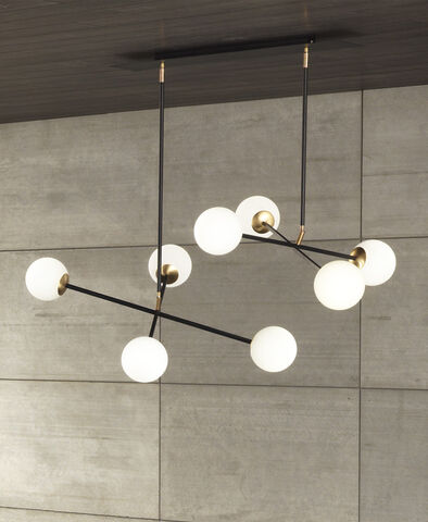 lampadario meridian riflessi.