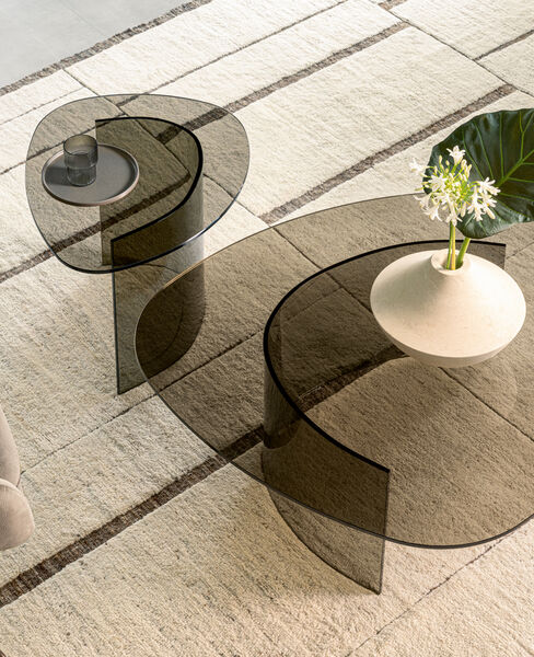 tavolini salotto cristallo moderni