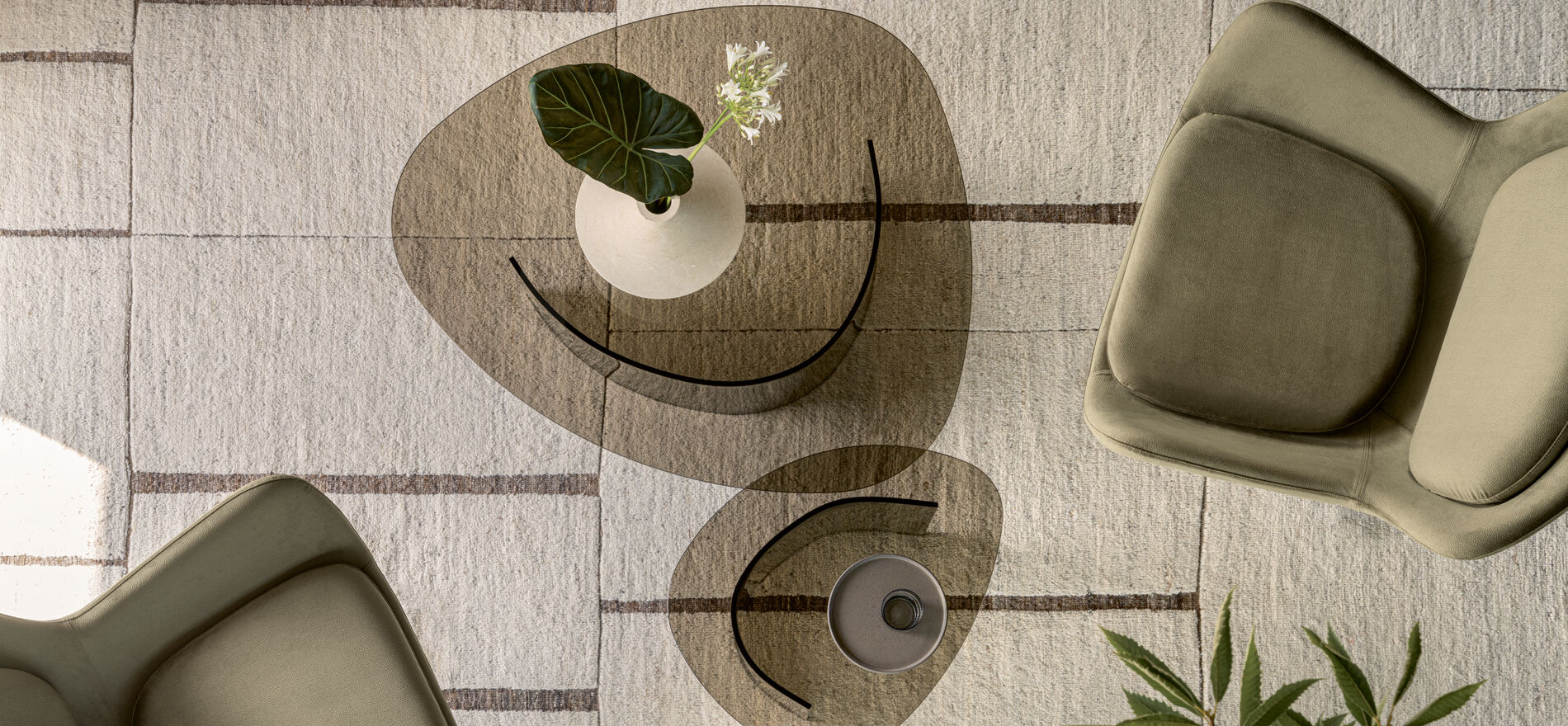 Tavolino da Salotto di Design - Crystal, Riflessi