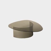 Tavolino Salotto Moderno in Cristallo - Crystal - Riflessi