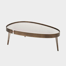 Complementi d'arredo moderni - Tavolino da Salotto Lumiere piano in ceramica, Riflessi