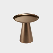 Tavolino da salotto rotondo in metallo - Ring