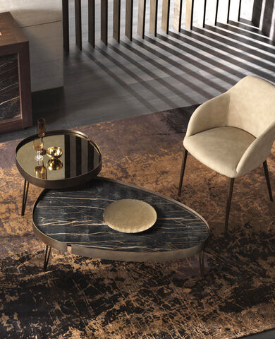 Tavolino da salotto di design in ceramica - Lumiere, Riflessi