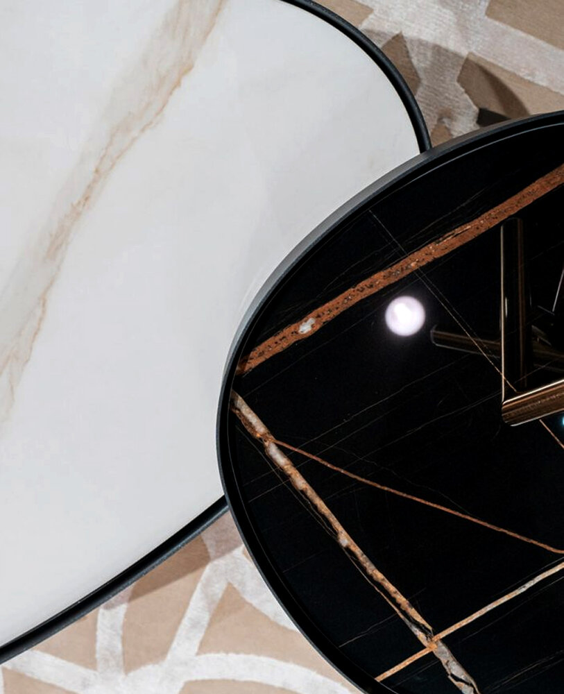 Tavolino da salotto di design in ceramica - Lumiere, Riflessi