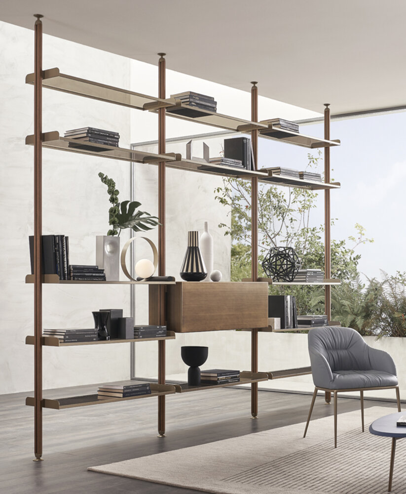 Libreria componibile - Techwall, Riflessi