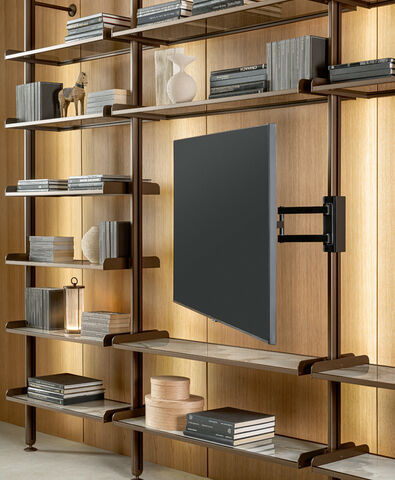 Librerie con porta TV, Techwall, Riflessi