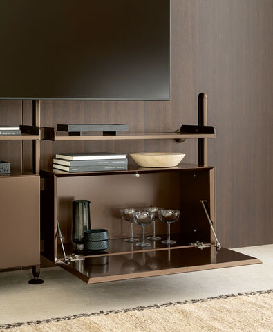 Librerie modulari e componibili - Techwall, Riflessi