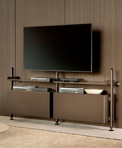 Libreria moderna modulare e componibile - Techwall, Riflessi