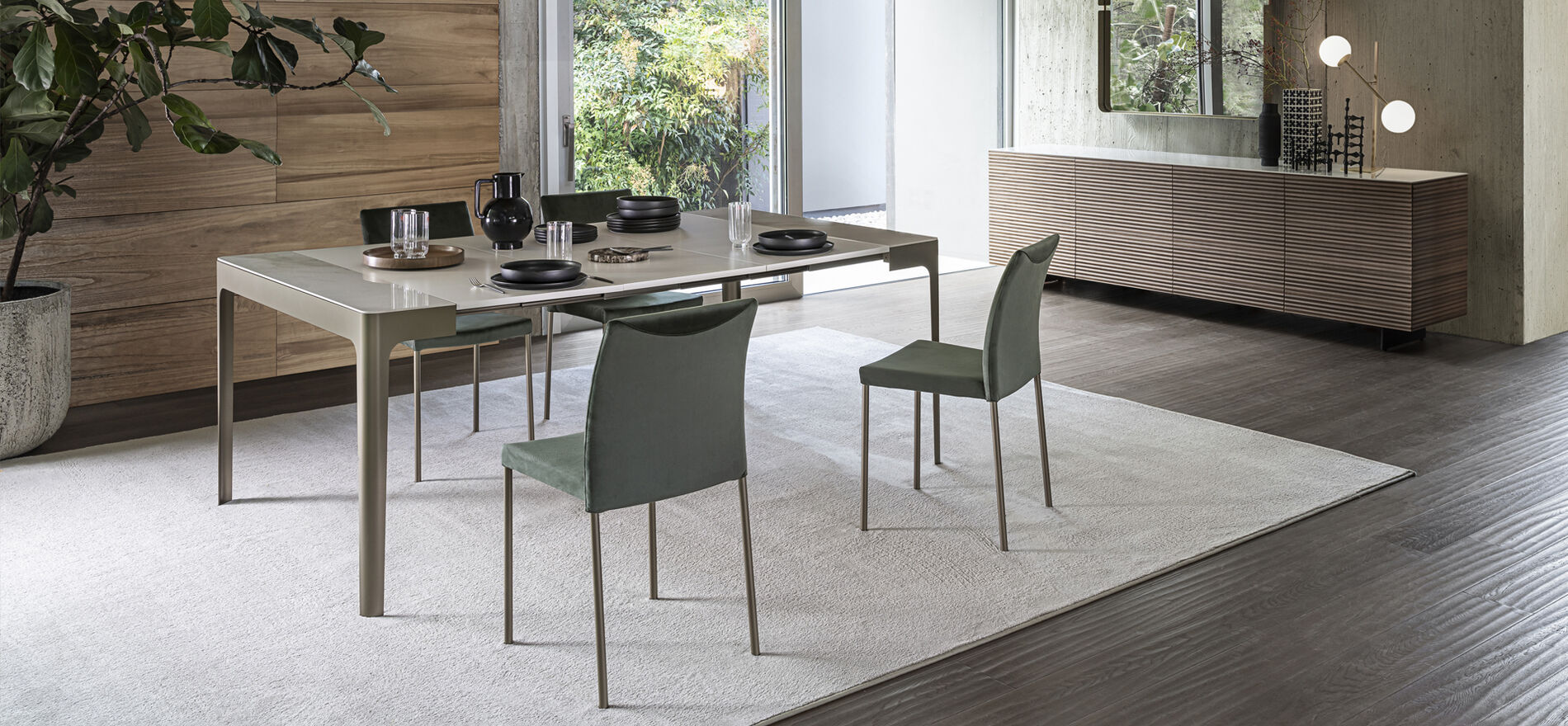 consolle allungabile corner h