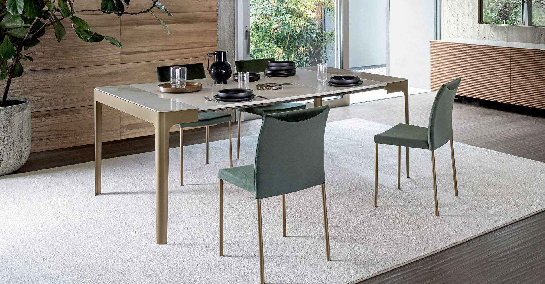 Consolle allungabile - Collezione Riflessi