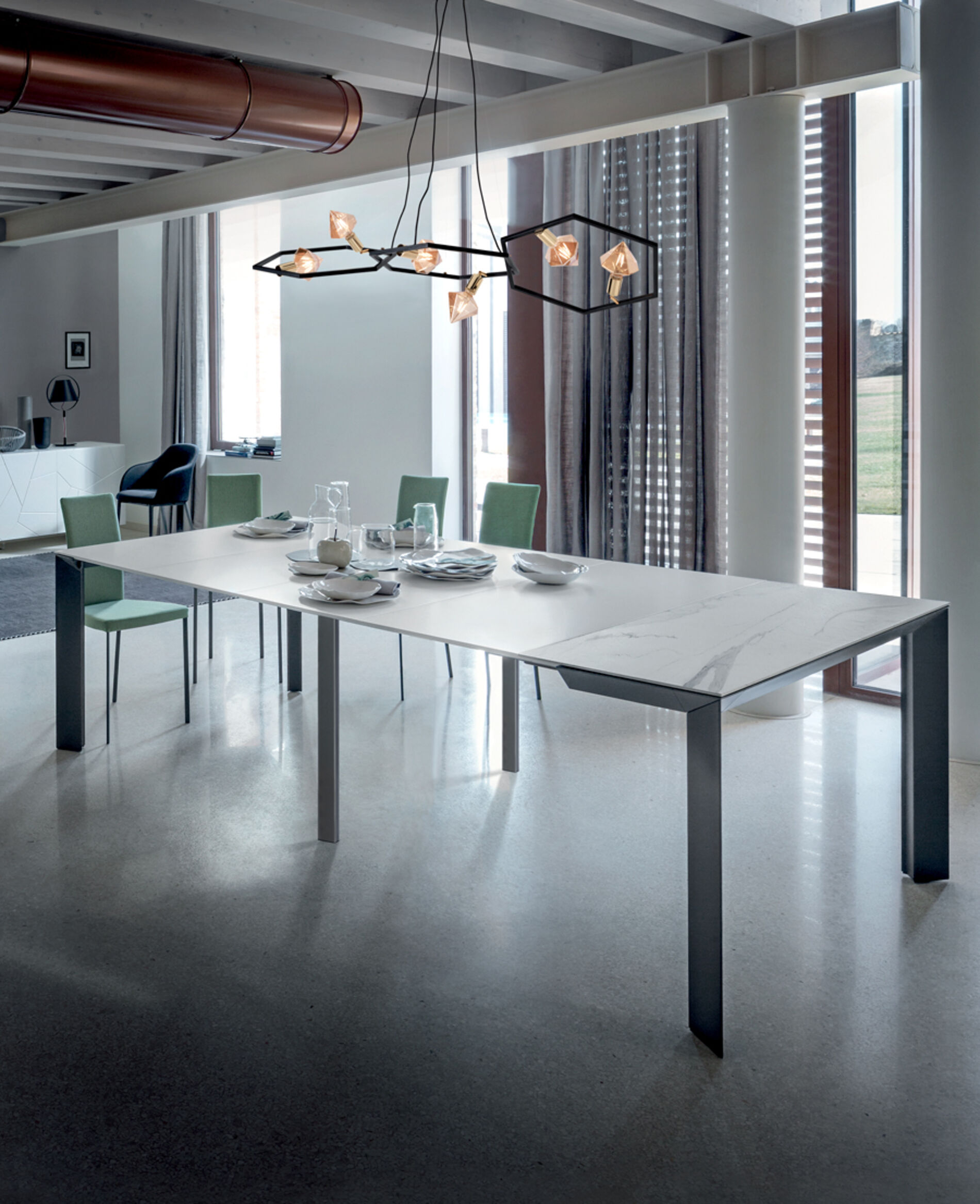 consolle allungabile 3 metri ceramica