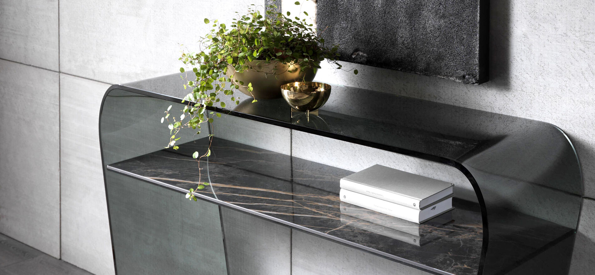 Consolle cristallo - Saphiria, Riflessi