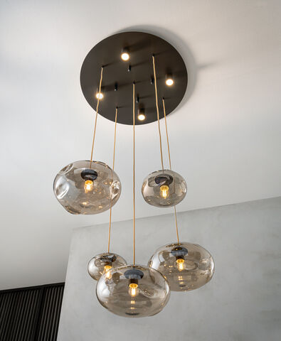 Lampadario lampada a sospensione di design - Nubola, Riflessi Lampadario lampada a sospensione di design - Nubola, Riflessi