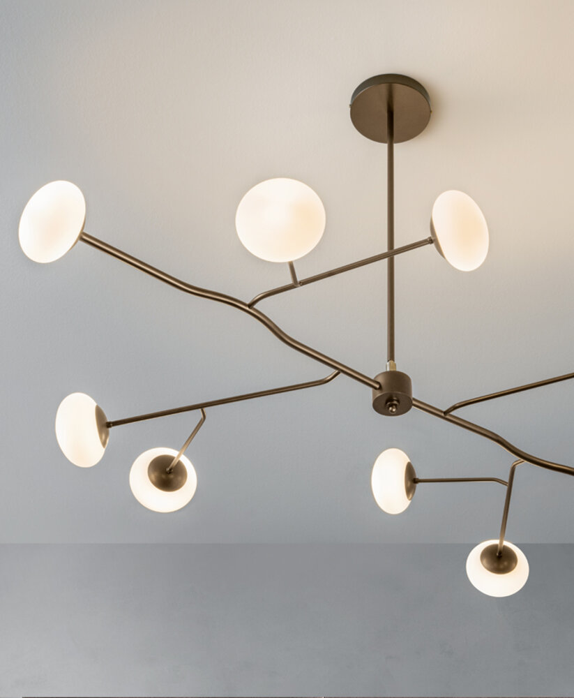 Lampada di design, lampada a sospensione e lampadario moderno - Ramy, Riflessi