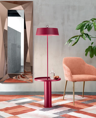 lampada da terra riflessi