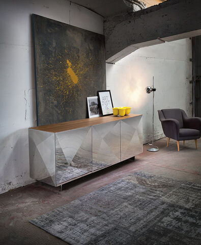 madia acciaio specchiante