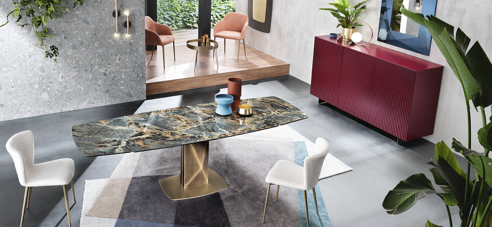 credenza onda riflessi