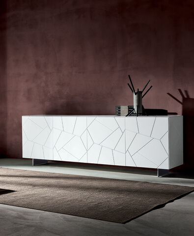 madia elegante bianca