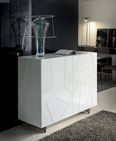 credenza bianca elegante