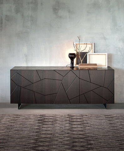 Madia Moderna in Legno - Segno, Riflessi