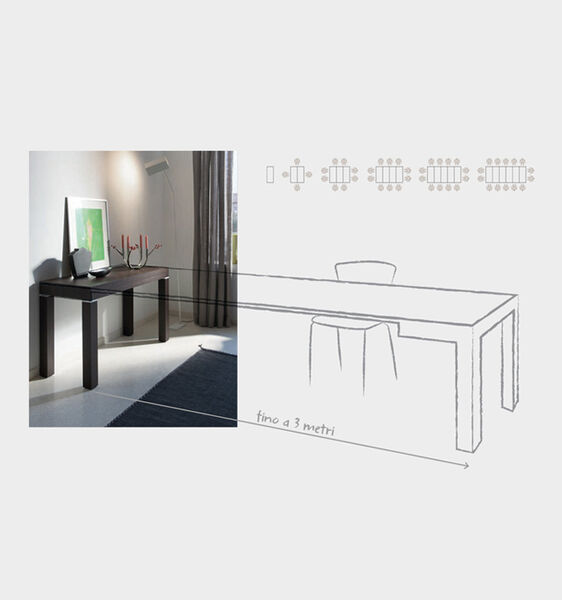 Consolle allungabile 3 metri - PQR, Riflessi