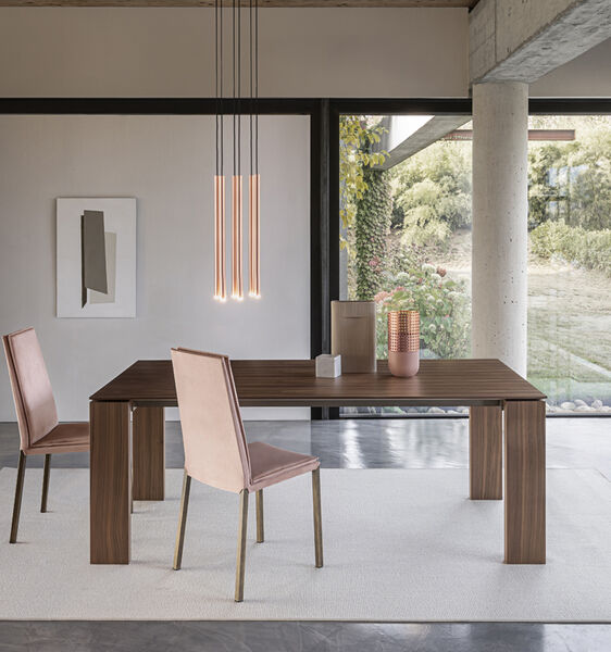 Tavolo allungabile in legno dal design moderno - Atlante, Riflessi