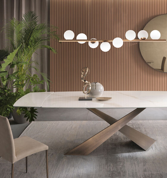 Tavolo allungabile in Ceramica - Living, Riflessi
