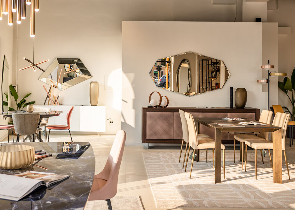 Negozio Arredamento Brescia, Riflessi