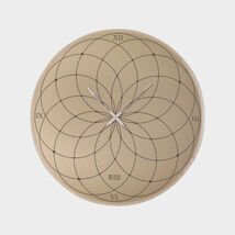 Orologio a specchio da parete di Design, bronzato, rotondo, Positano - Riflessi