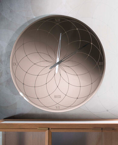 Orologio specchio bronzato rotondo, Roma - Riflessi