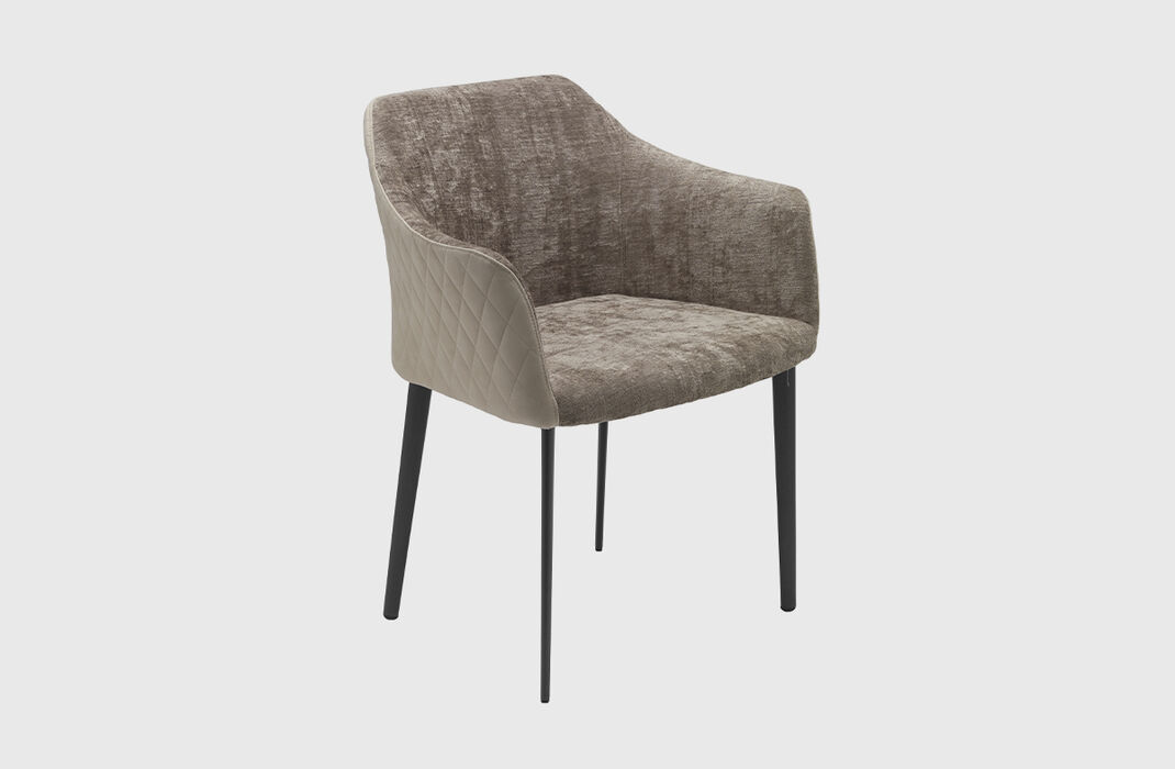 Sedia con braccioli, moderna e di design - Carmen, Riflessi Sedia con braccioli, moderna e di design - Carmen, Riflessi