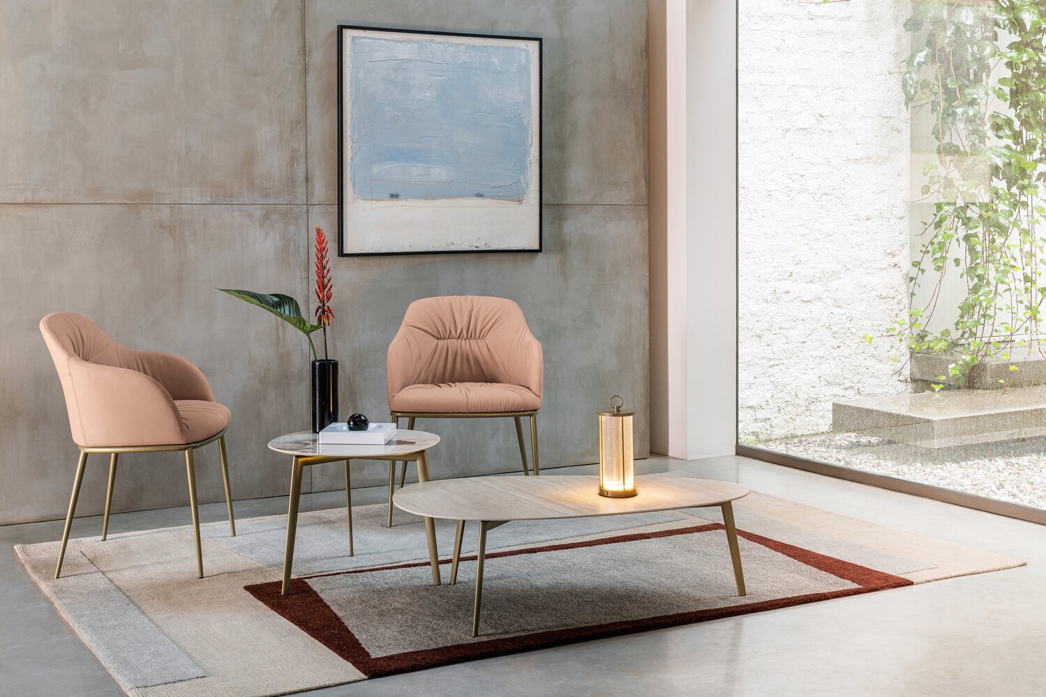 chic rosa ambientata