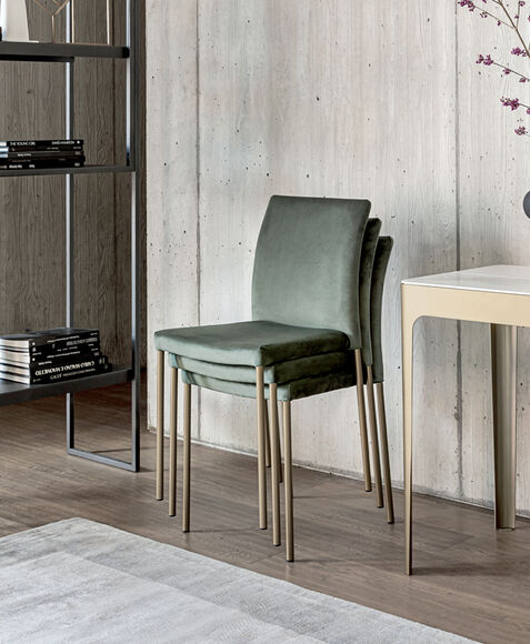 gaia sedia impilabile