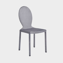 sedia di design anna gambe rivestite