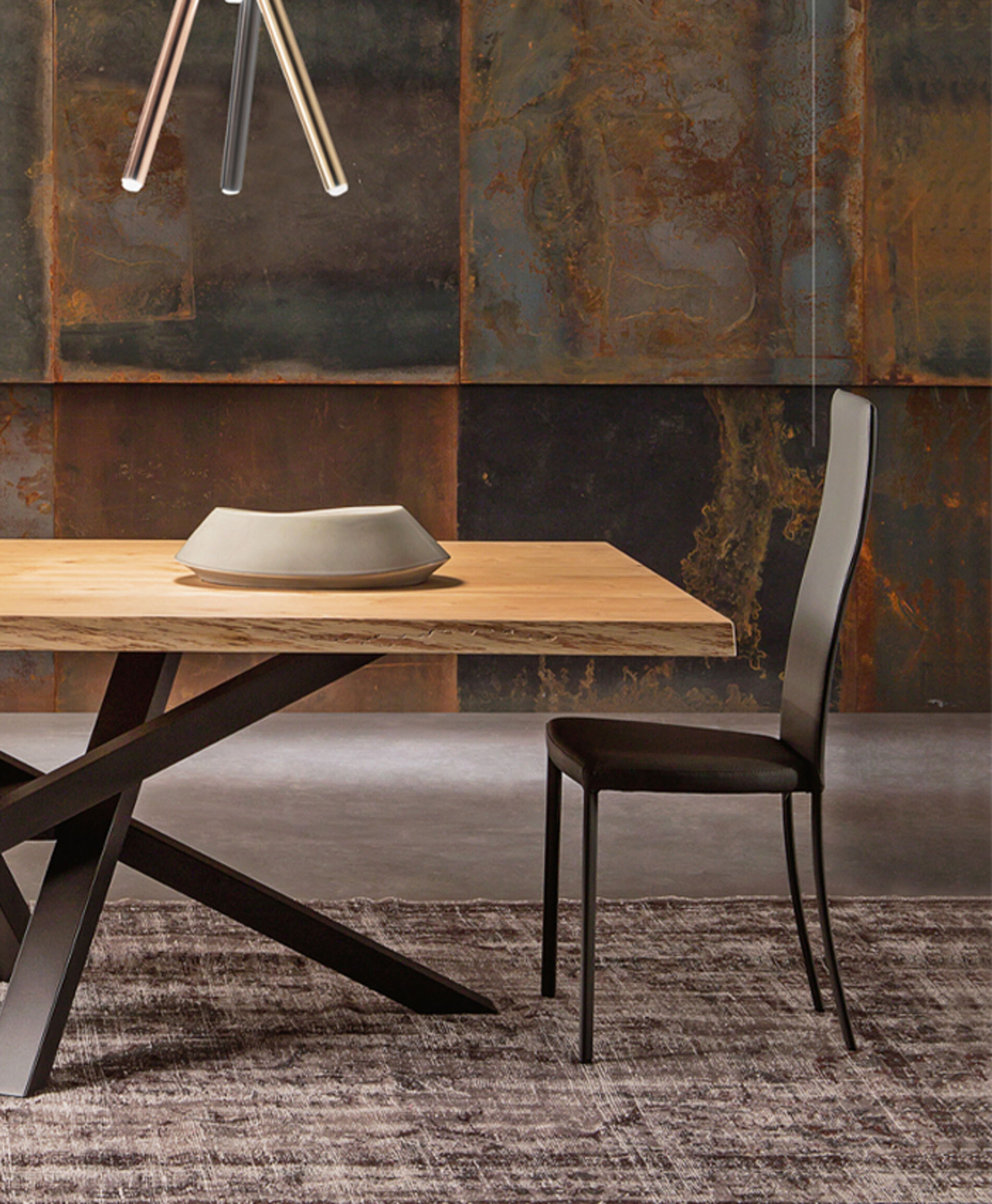 sedia schienale flessibile