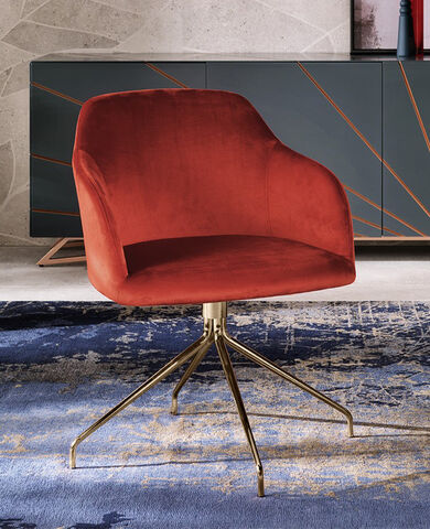 poltroncina base girevole