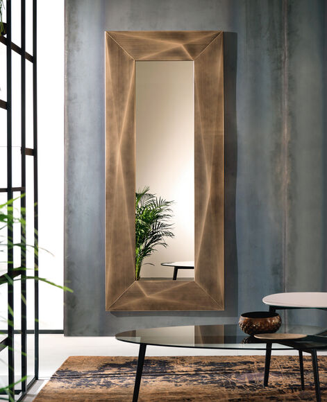 specchio bronzato diamond