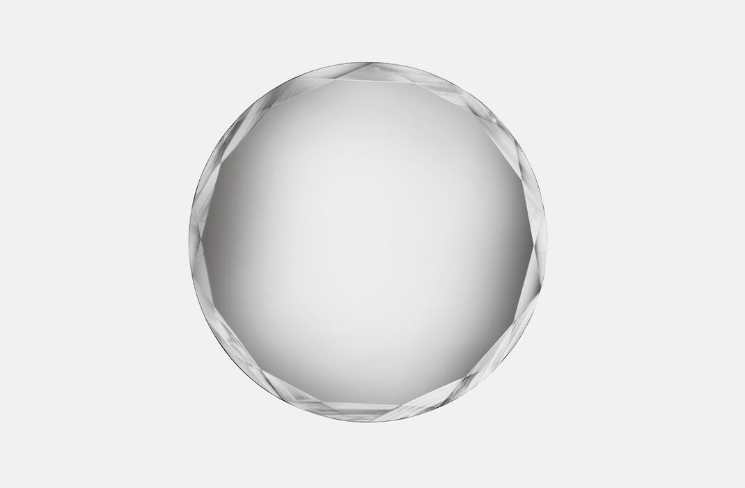 Specchio rotondo di design da ingresso e entrata, soggiorno o camera da letto