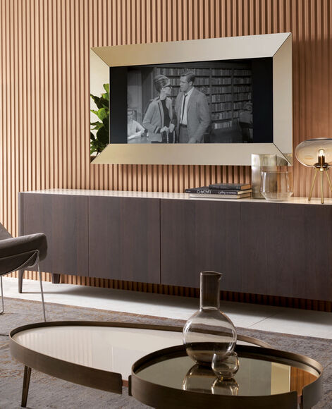 TV specchio con cornice, specchio copri TV