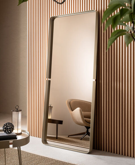 Specchio grande da parete - Trapezio, Riflessi Specchio grande da parete - Trapezio, Riflessi