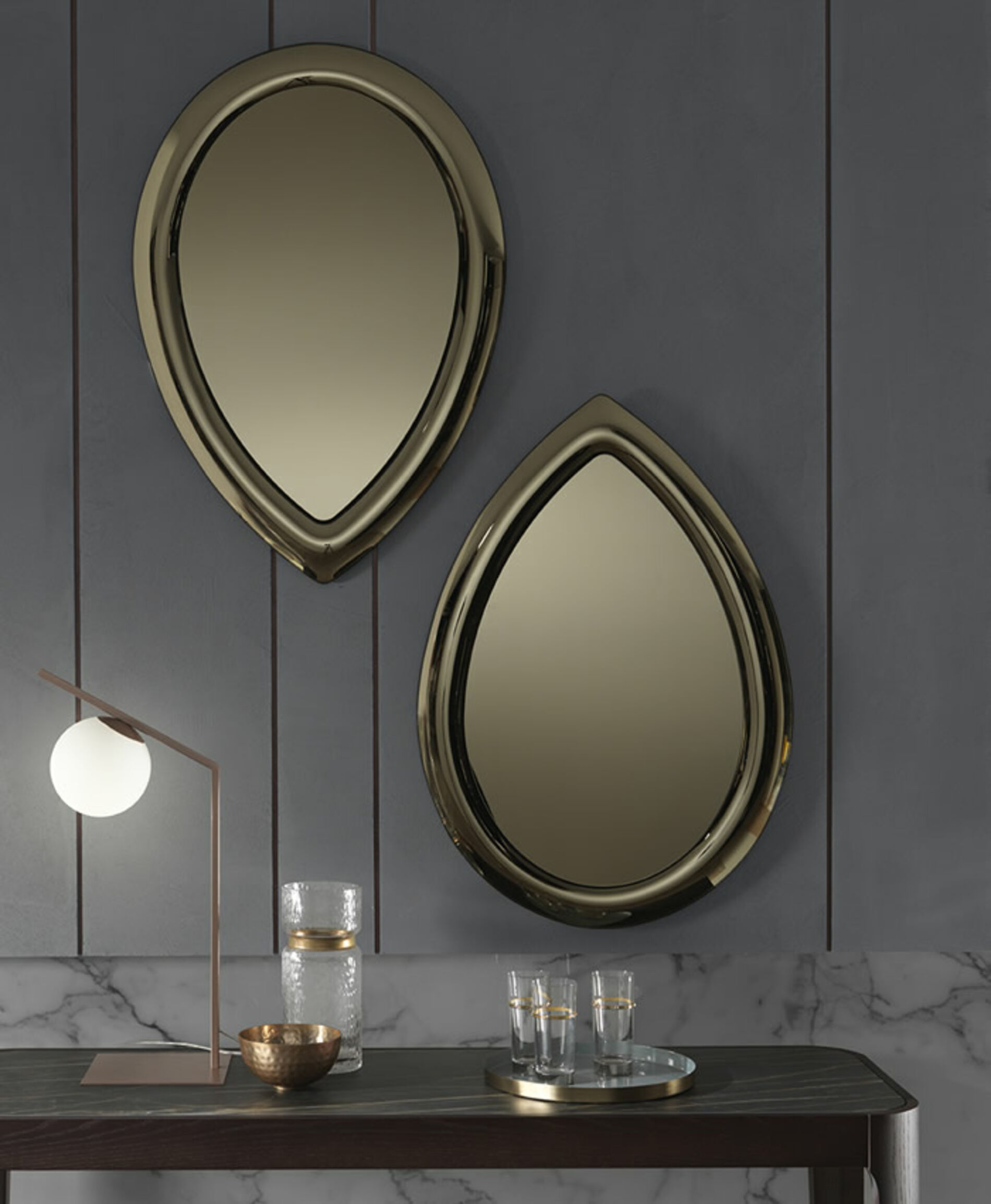 specchio petalo riflessi