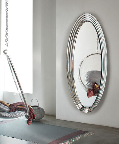 specchio ovale design moderno