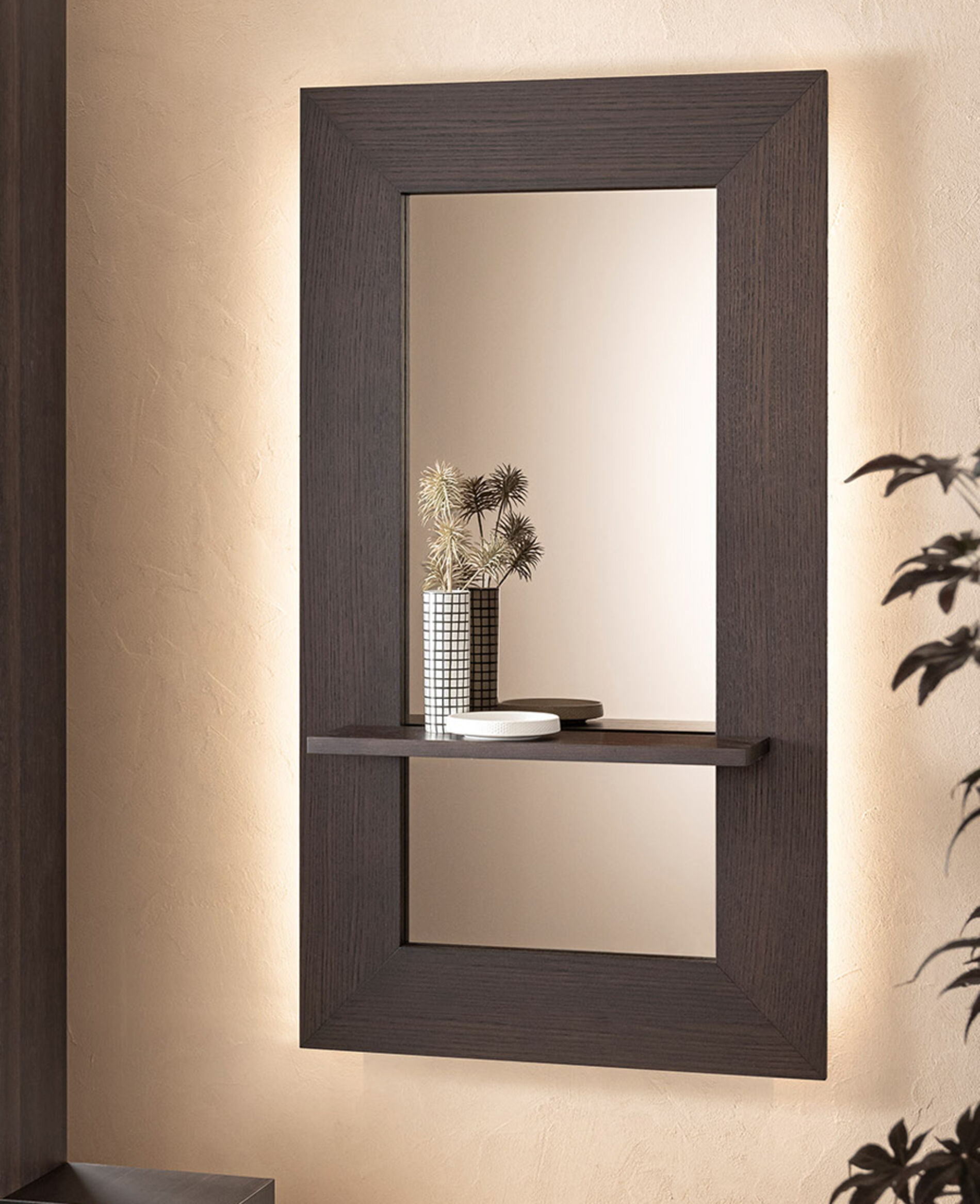 specchio con mensola sibilla riflessi