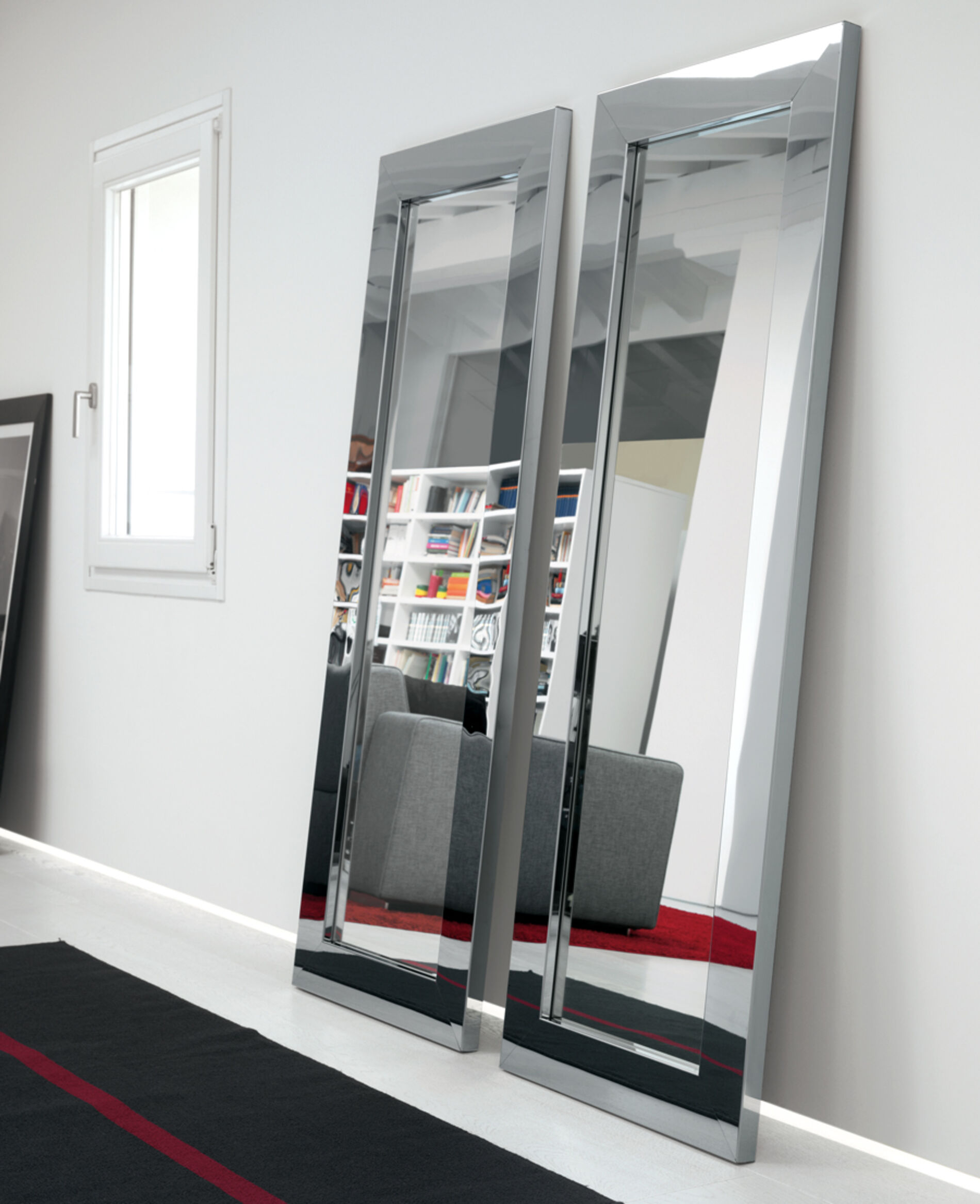 specchio titanio riflessi