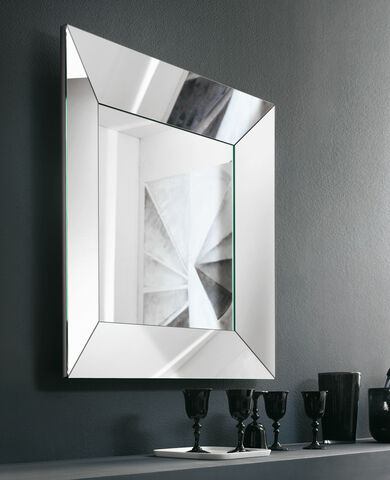 specchio quadrato moderno ingresso